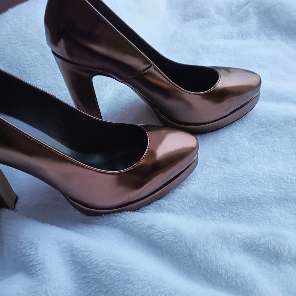 Elegant Bronze/Copper Women's Heels